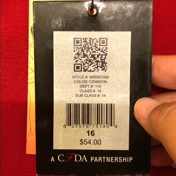 NWT Narcisco Rodriguez for DESIGN NATION Red Pants S16 - Picture 4 of 6